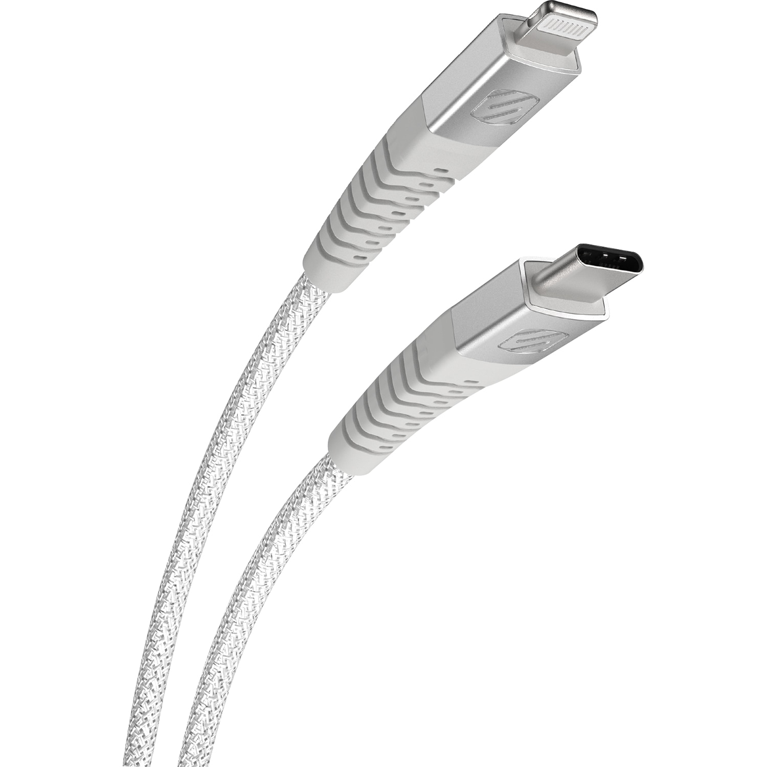 Scosche Strikeline Heavy Duty Premium Charge and Sync Cable USB-C to Lightning 4ft