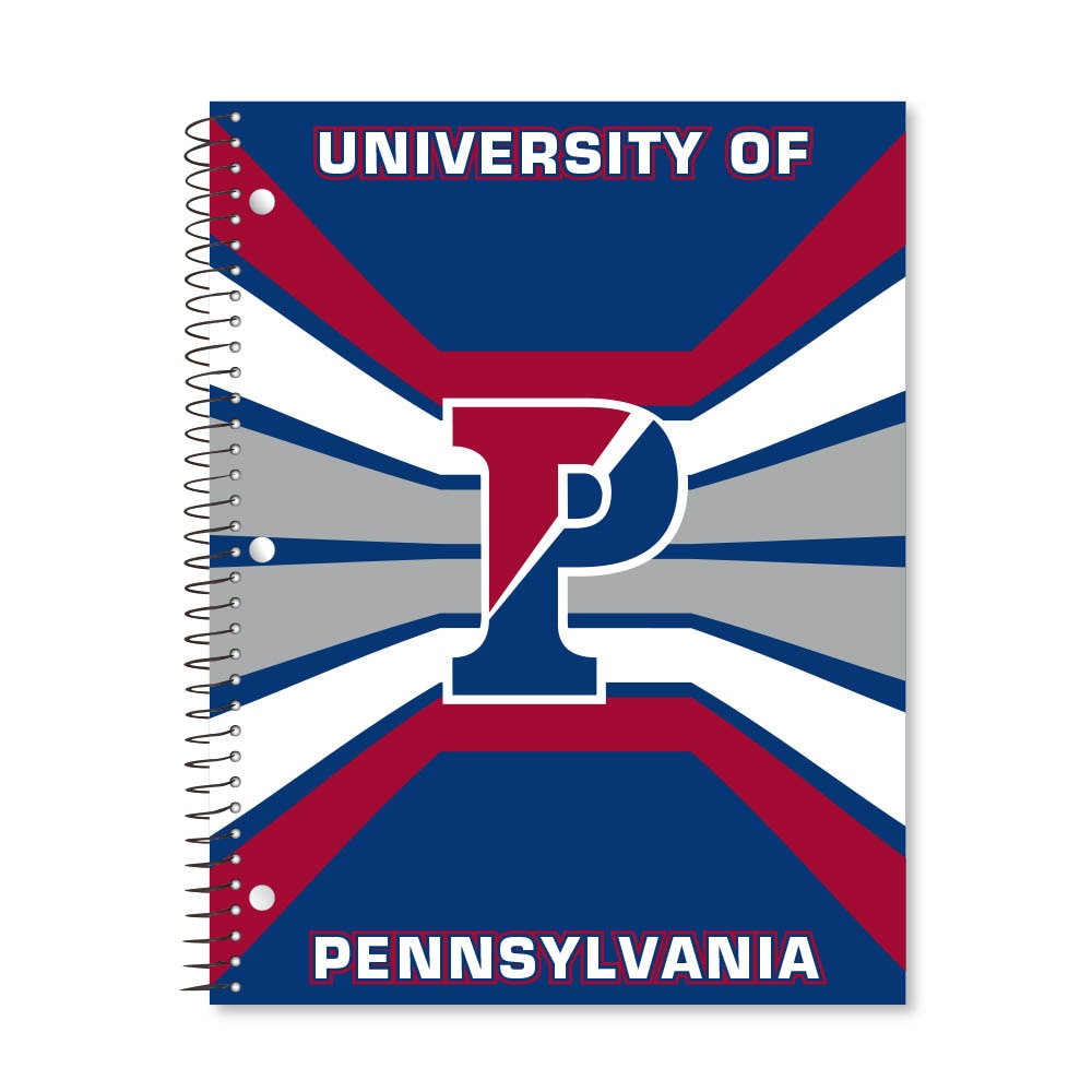 Digi Color Warp 1 Subject 11"x8.5" 70 Count College Ruled Spiral Notebook