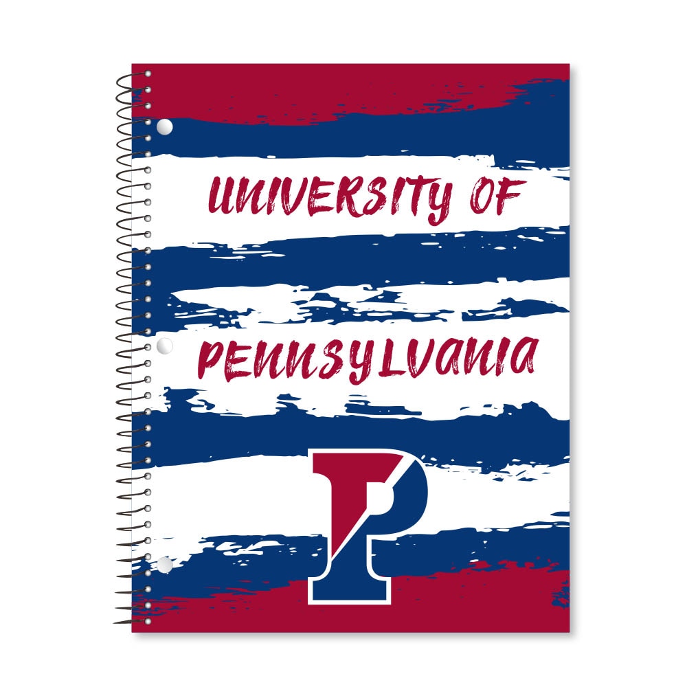 Digi Paint Strokes 1 Subject 11"x8.5" 70 Count College Ruled Spiral Notebook