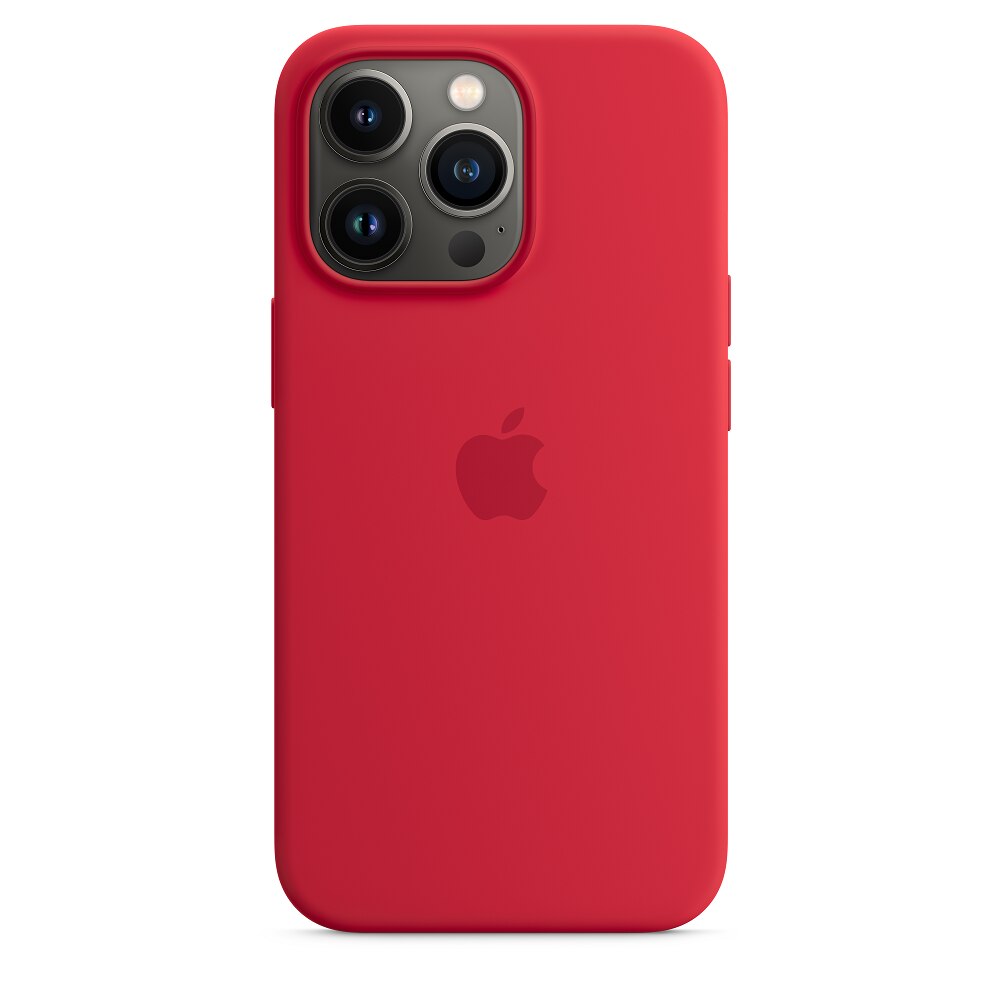 iPhone 13 Pro Silicone Case with MagSafe   (PRODUCT)RED