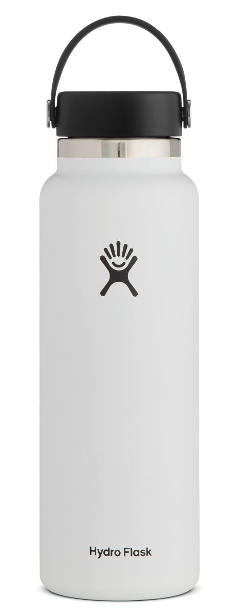 Hydro Flask 40 oz. Wide Mouth With Flex Cap White 2.0