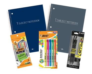 SCHOOL SUPPLY ESSENTIALS BUNDLE