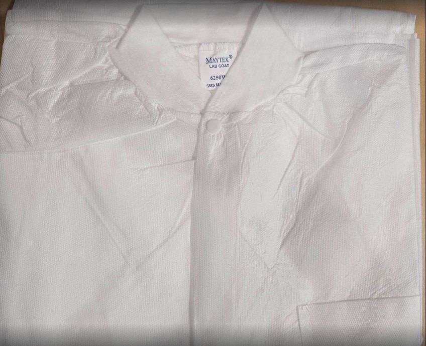 XL White Disposable Lab Coats