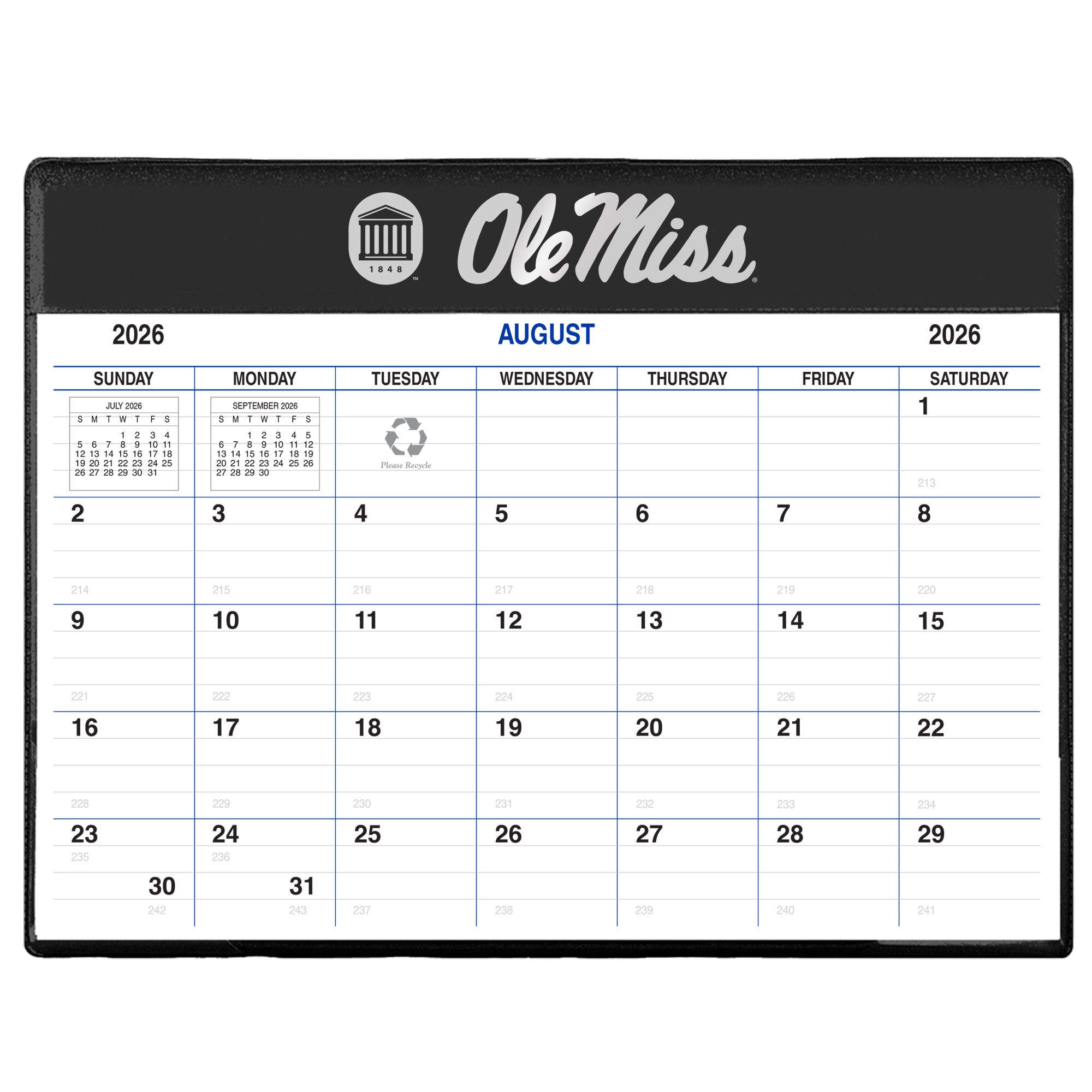 Payne '26-'27 Imprinted Academic Calendar Pad