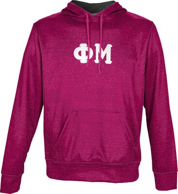 Phi Mu Unisex Pullover Hoodie Heather (Online Only)