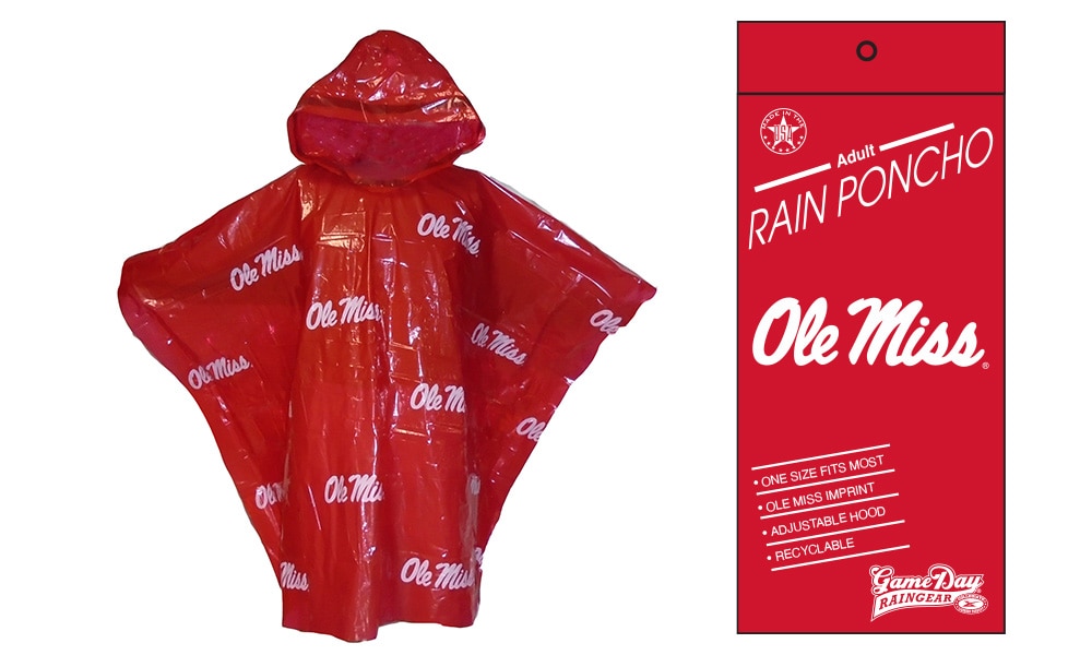 Mississippi Rebels Light weight Stadium Poncho