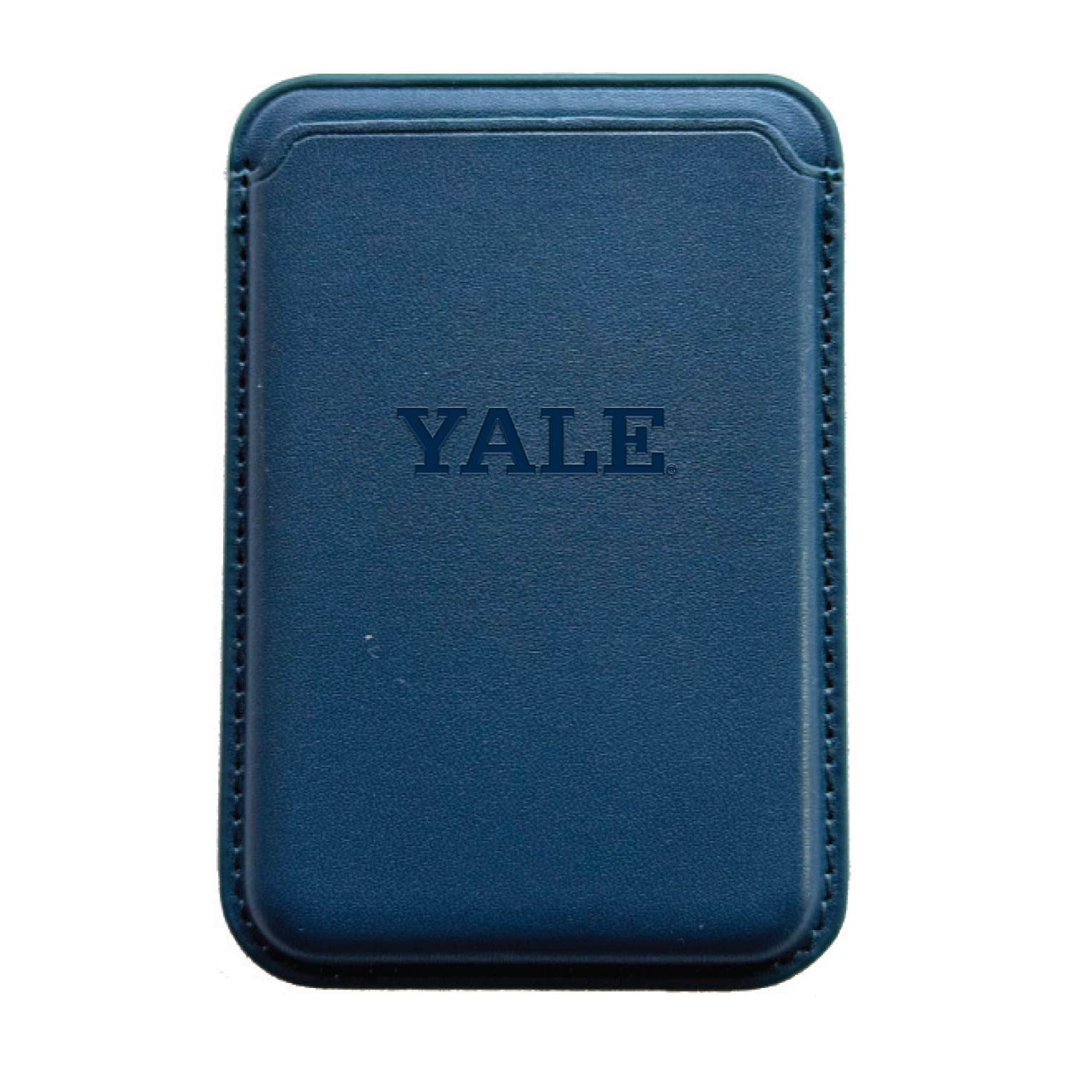 Monaco Leather Cellphone ID wallet with MagSafe Navy