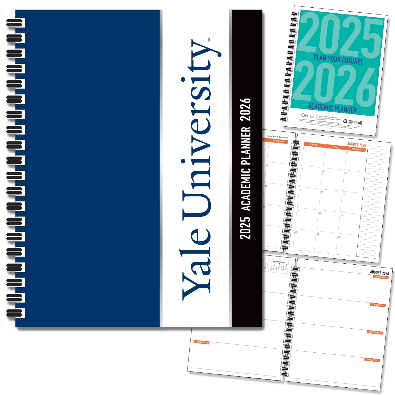 Traditional Soft Touch Foil - School Name Imprinted Planner 25-26 AY 7x9