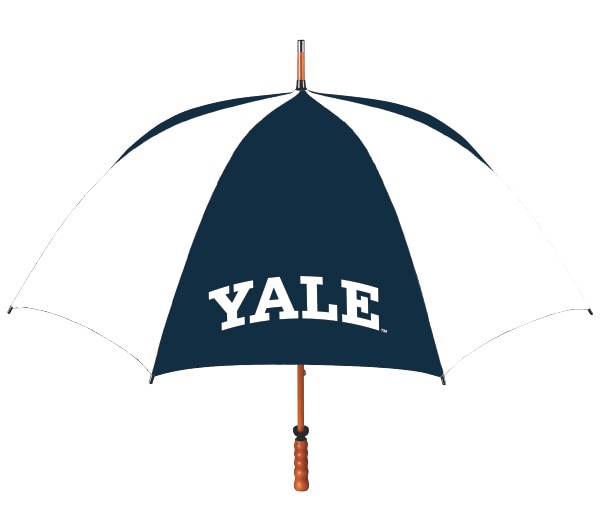 Yale Bulldogs "The Eagle" Sporty Wood Shaft Golf Umbrella 62"