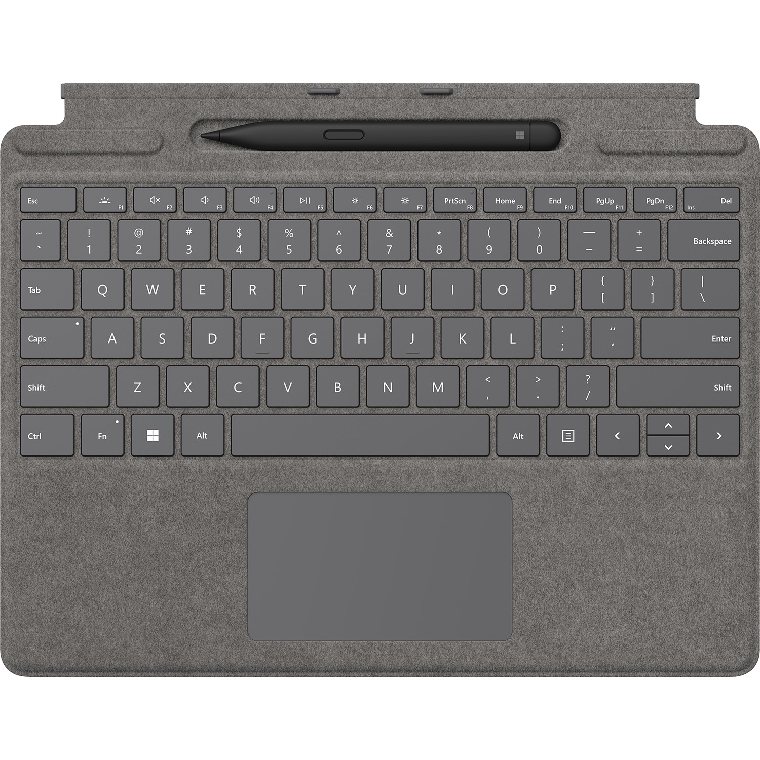 Surface Pro Signature Keyboard (Type Cover) + Slim Pen 2 BundleAlcantara Material Keyboard Finish/Palm Rest, Platinum