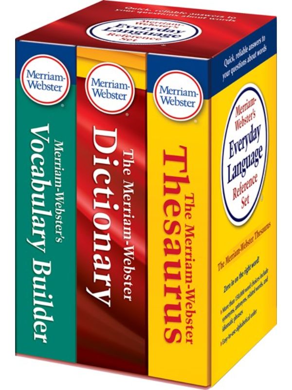 Merriam-Webster's Everyday Language Reference Set: Includes: The Merriam-Webster Dictionary  the Merriam-Webster Thesaurus  and the Merriam-Webster Vo