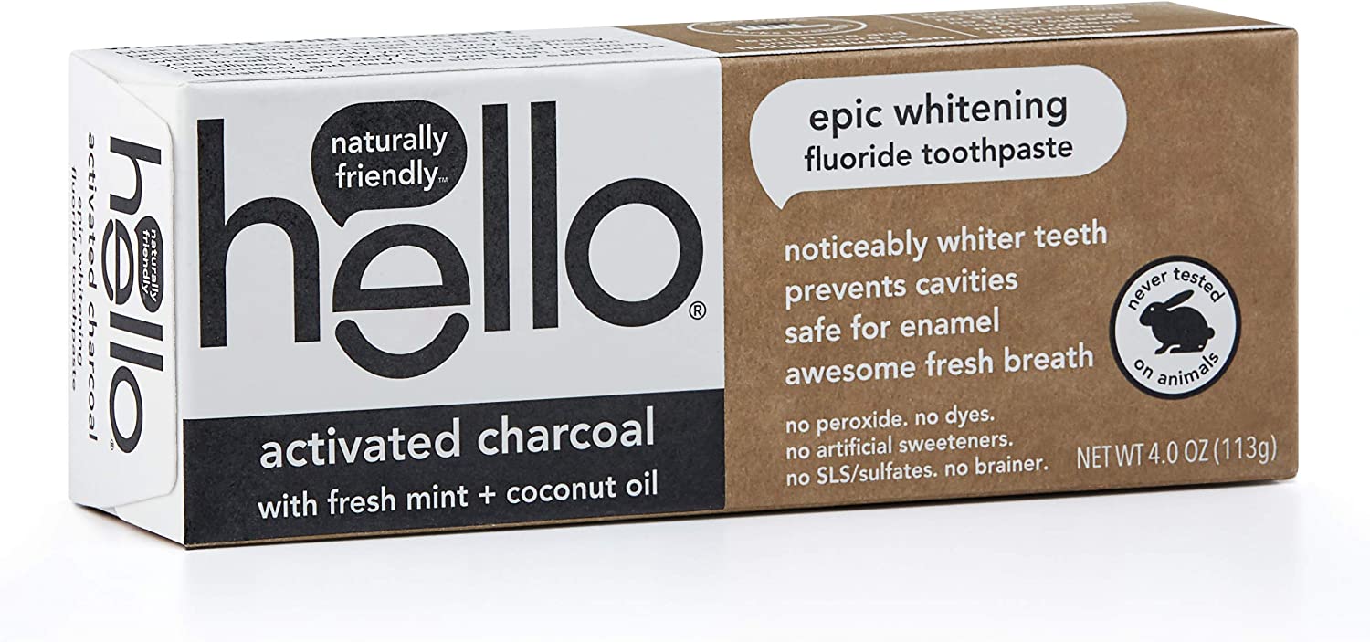 Hello Charcoal Whitening TP 4 oz