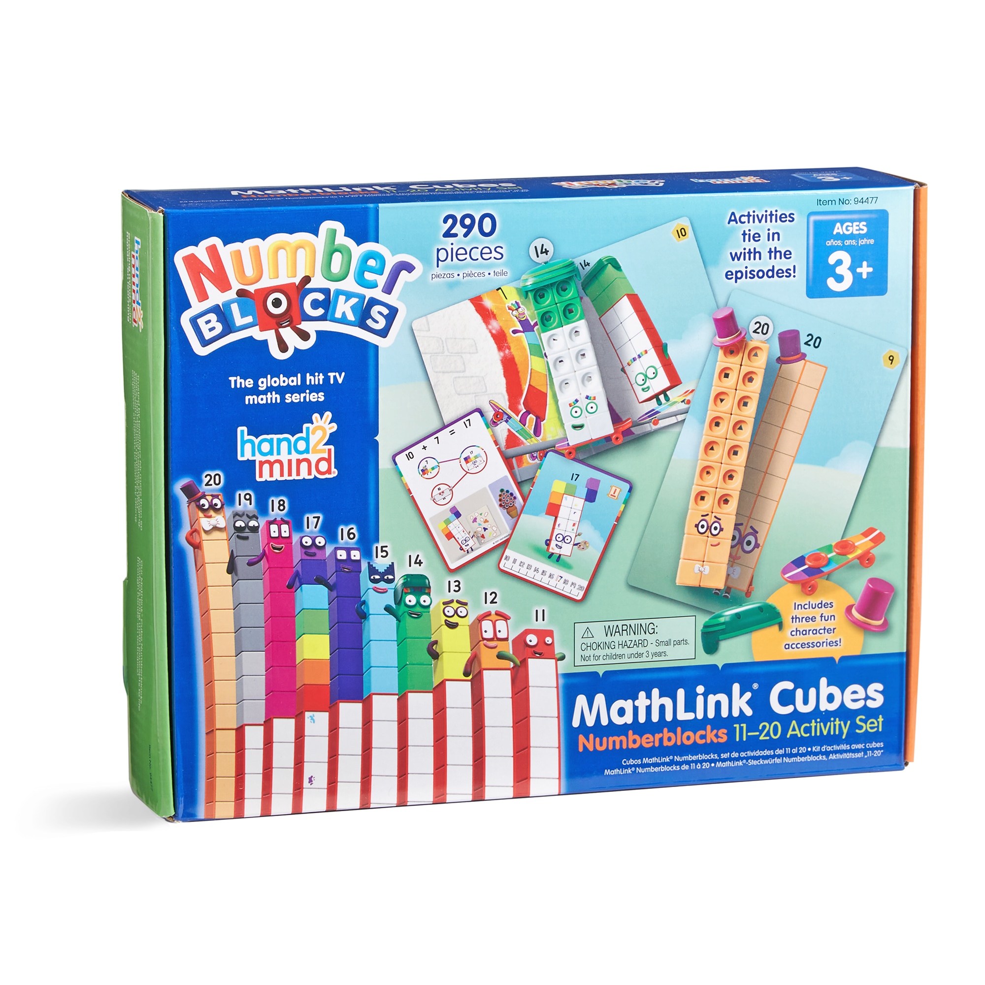 Numberblocks 11-20 Activity Set with MathLink Cubes