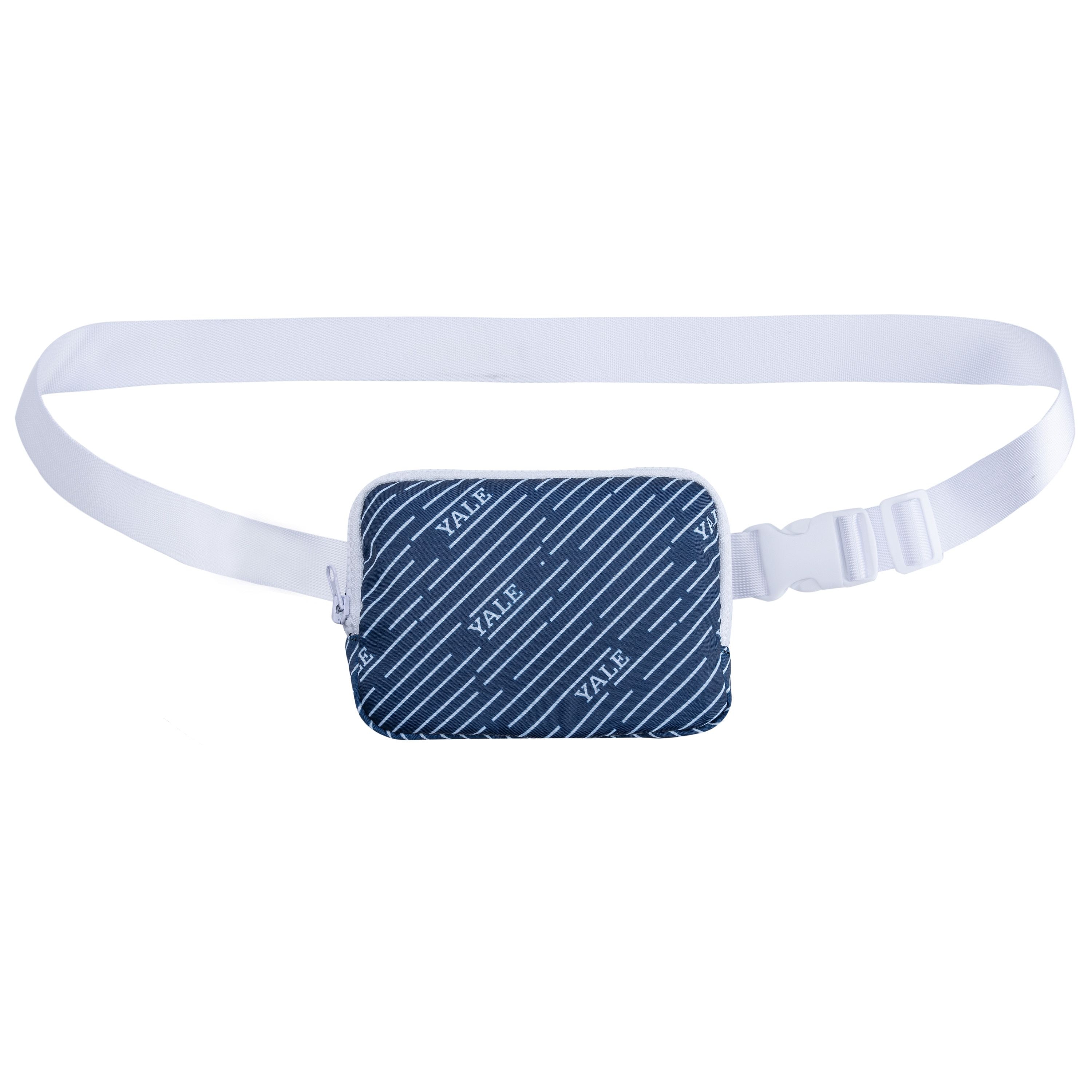 Yale Bulldogs AOP Stripes Fanny Pack