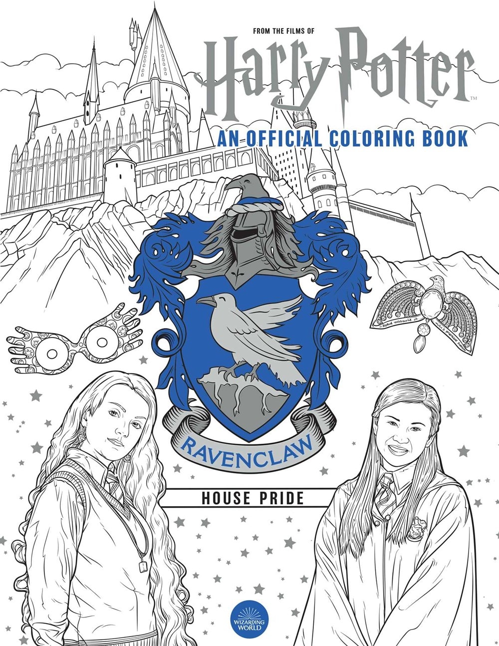 English version of Harry Potter Potter coloring book livros