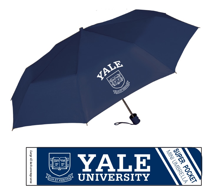 "The Custom" Mini Solid Folding Emblematic Umbrella