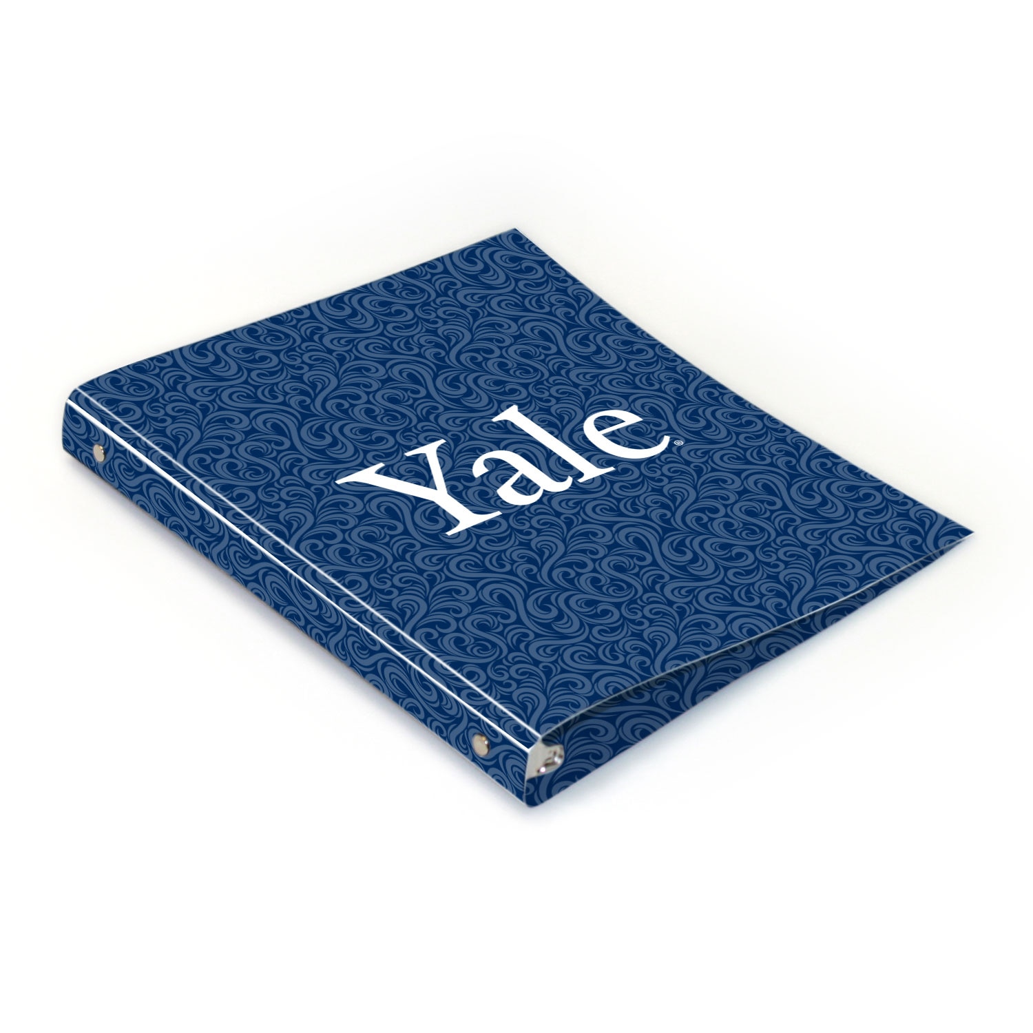 Yale Bookstore Full Color 2 sided Imprinted Flexible 1" Logo 2 Binder 10.5" x 11.5"
