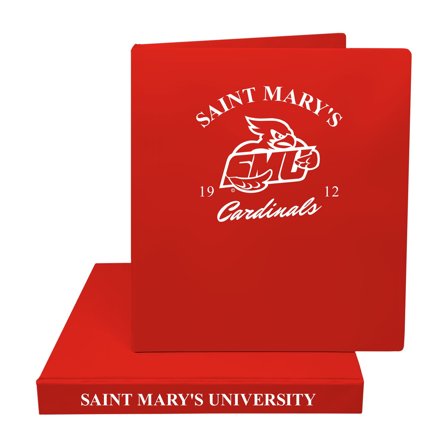 1" Imprinted Binder Mascot