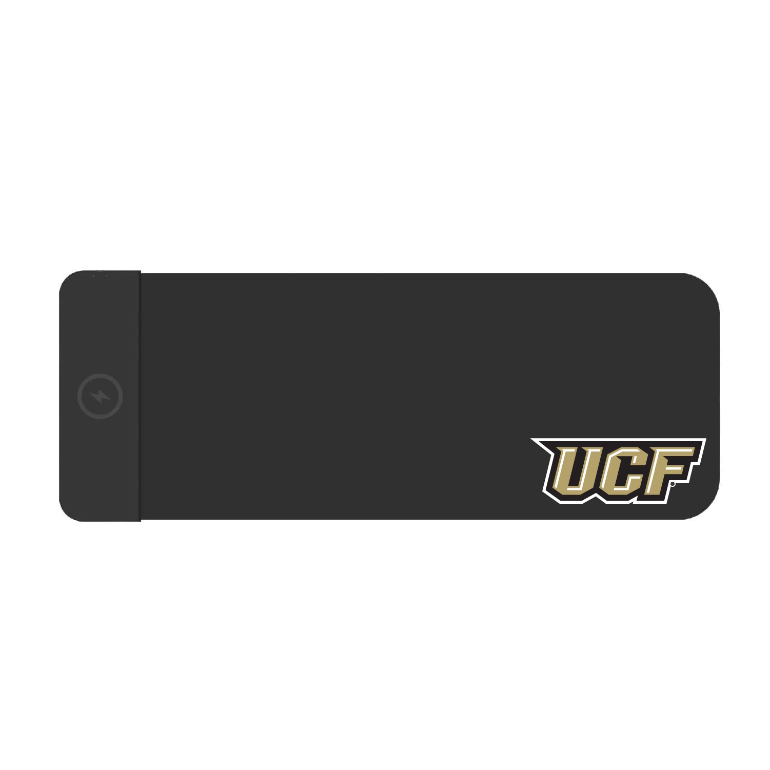 University of Central Florida Cloth Wireless Charging Desk Mat, Black, Classic V1