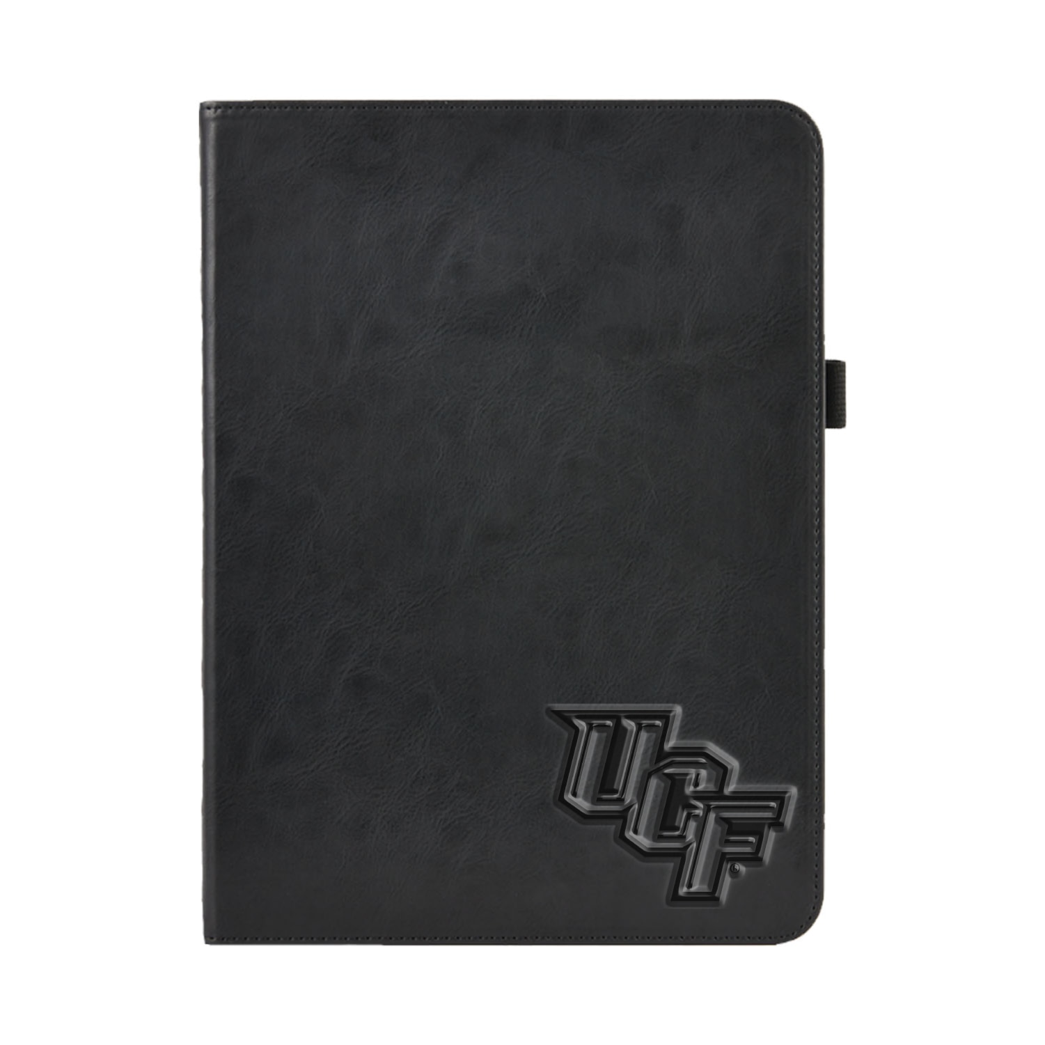 University of Central Florida V2 Black Leather Folio Tablet Case, Alumni V2 - iPad (9th gen)