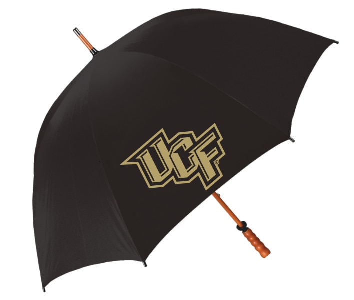 UCF Knights "The Eagle" Sporty Wood Shaft Golf Umbrella 62"
