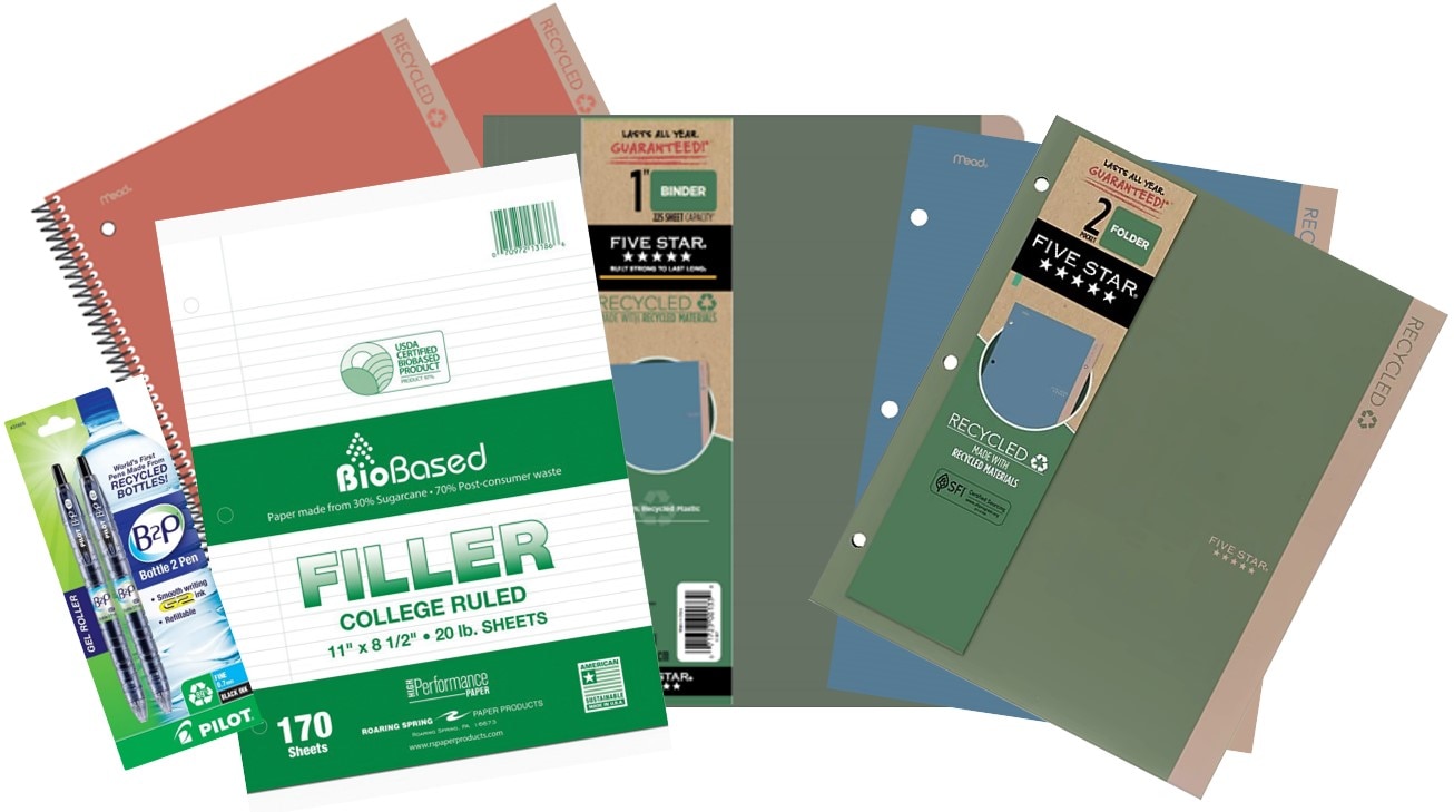 Recycled Semester Essentials Bundle - 10% Savings!