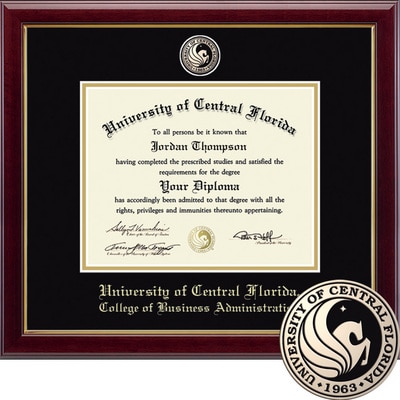 Church Hill Classics 11" x 14" Masterpiece Cherry College of Business Administration Diploma Frame