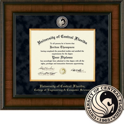 Church Hill Classics 11" x 14" Presidential Walnut College of Engineering & Computer Sciences Diploma Frame