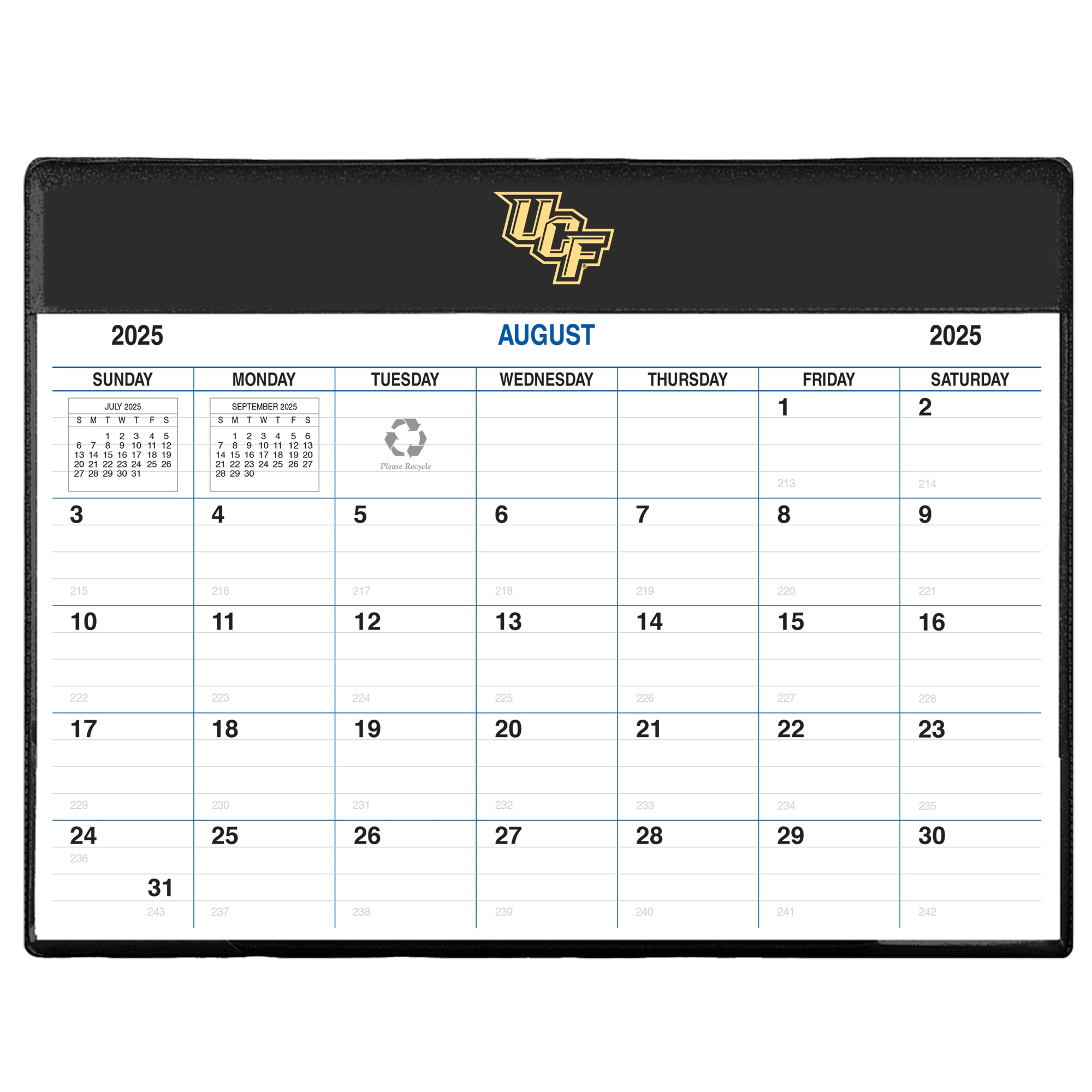 Payne 25-26 Imprinted Academic Calendar Pad Planner 8.5"x11"