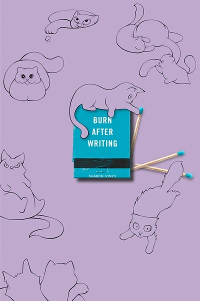 Burn After Writing (Purple with Cats)