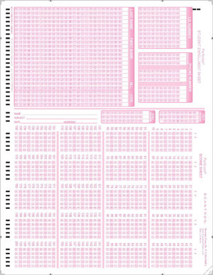 Scantron Form F 17355  PAR  L