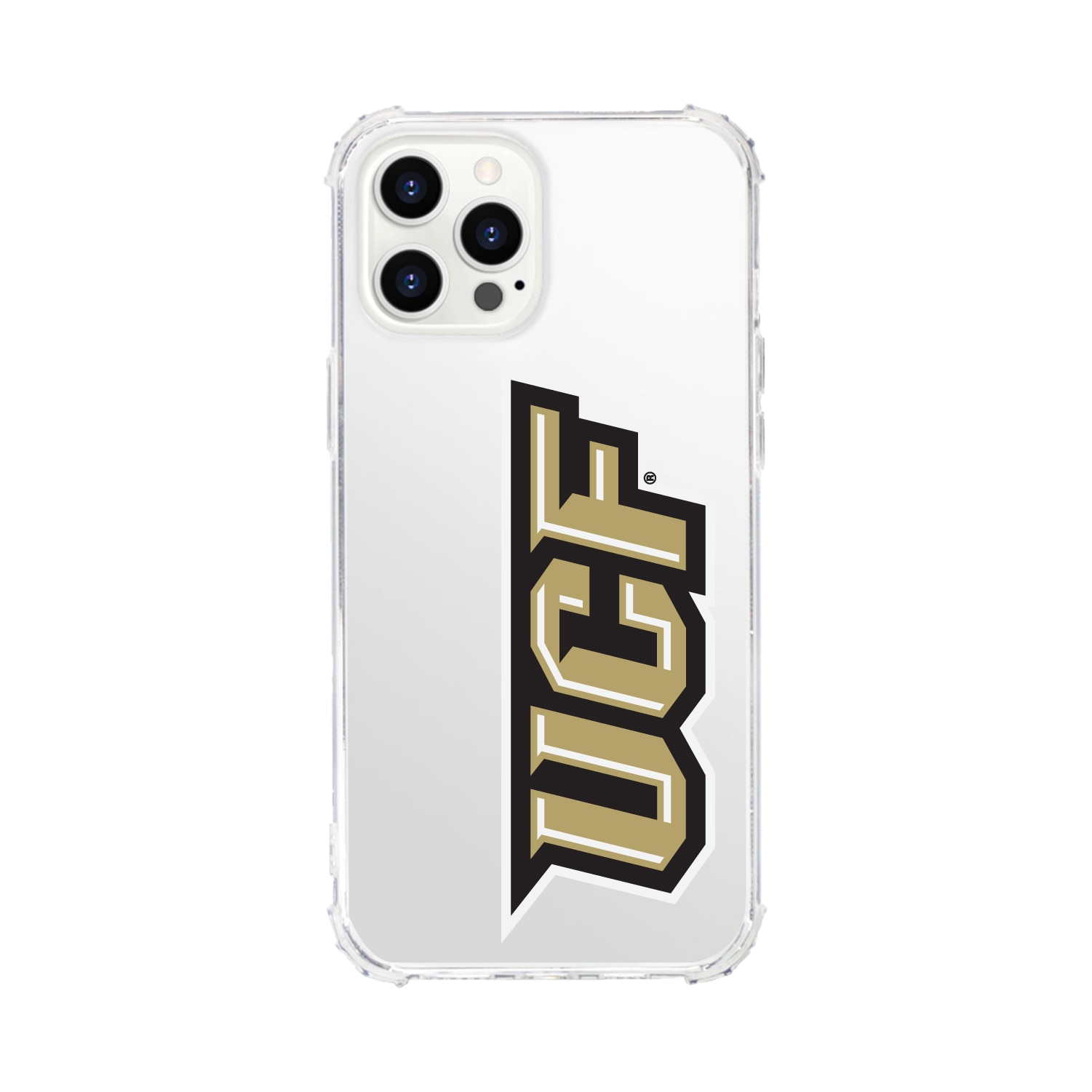 University of Central Florida-Clear Tough Edge Phone Case, Classic - iPhone 15 Plus