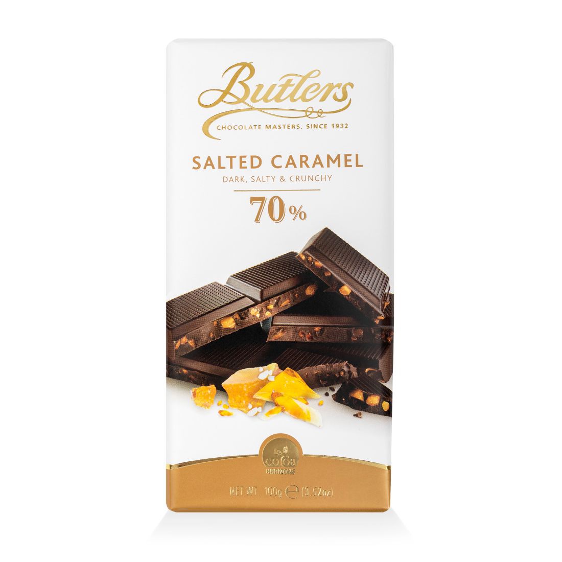70% Dark Chocolate Salted Caramel Bar, Bulter's