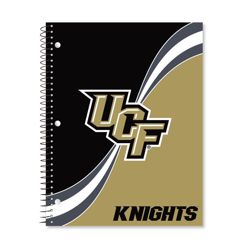 Digi Curve Divide 1 Subject 11"x8.5" 70 Count College Ruled Spiral Notebook