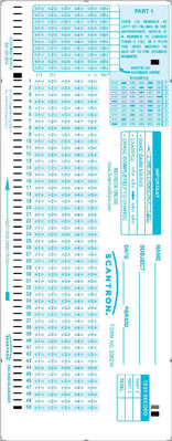 Scantron Form 2052  N