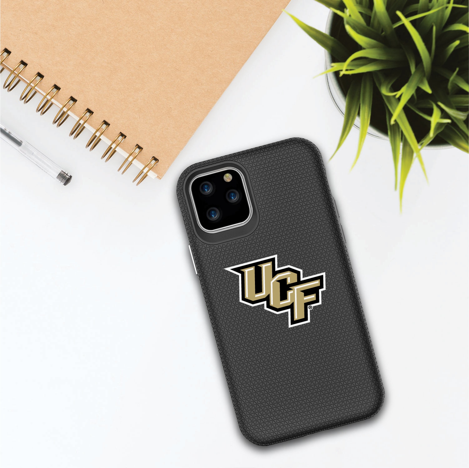 University of Central Florida Knights Black Tough Shell Phone Case,  Classic- iPhone 13 Pro