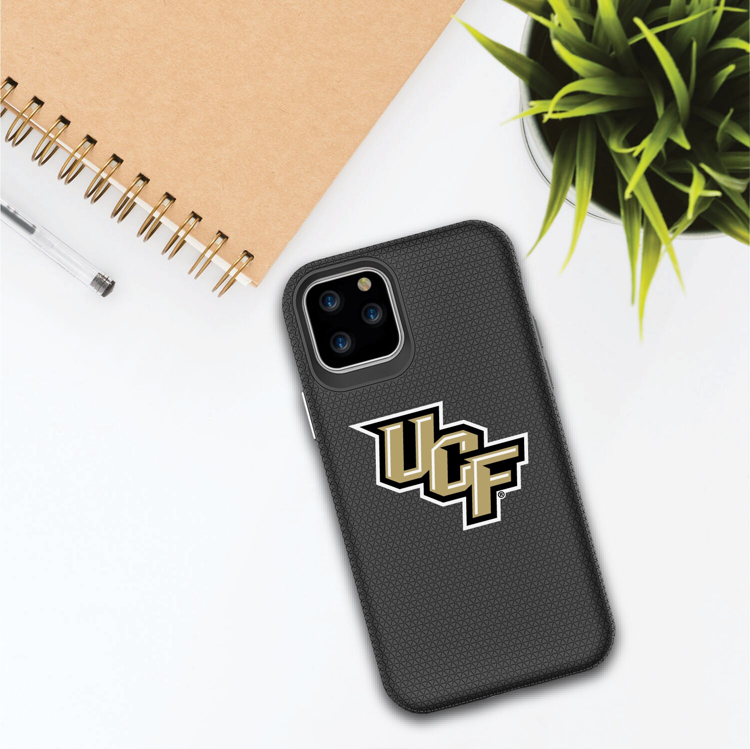 University of Central Florida Knights Black Tough Shell Phone Case, Classic- iPhone 12/12 Pro