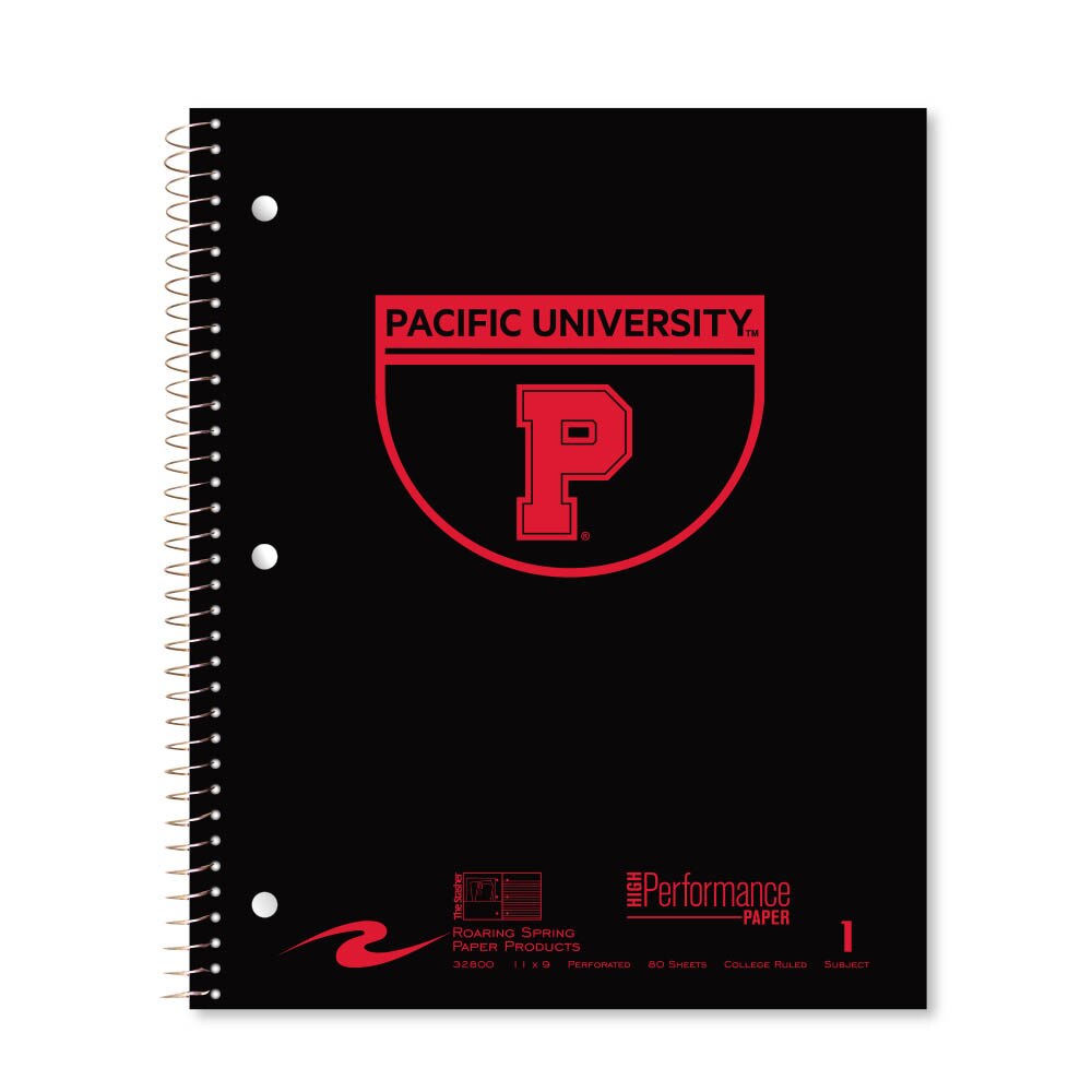 Roaring Premium 1 Subject Notebook, 8.5x11 College Ruled 20lb Paper, Pressboard Foil Cover