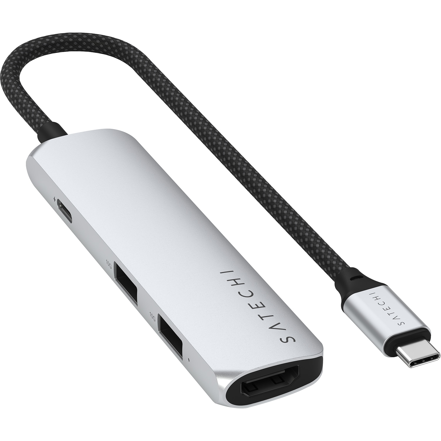 Satechi 4-in-1 USB-C Slim Multiport Adapter 4K