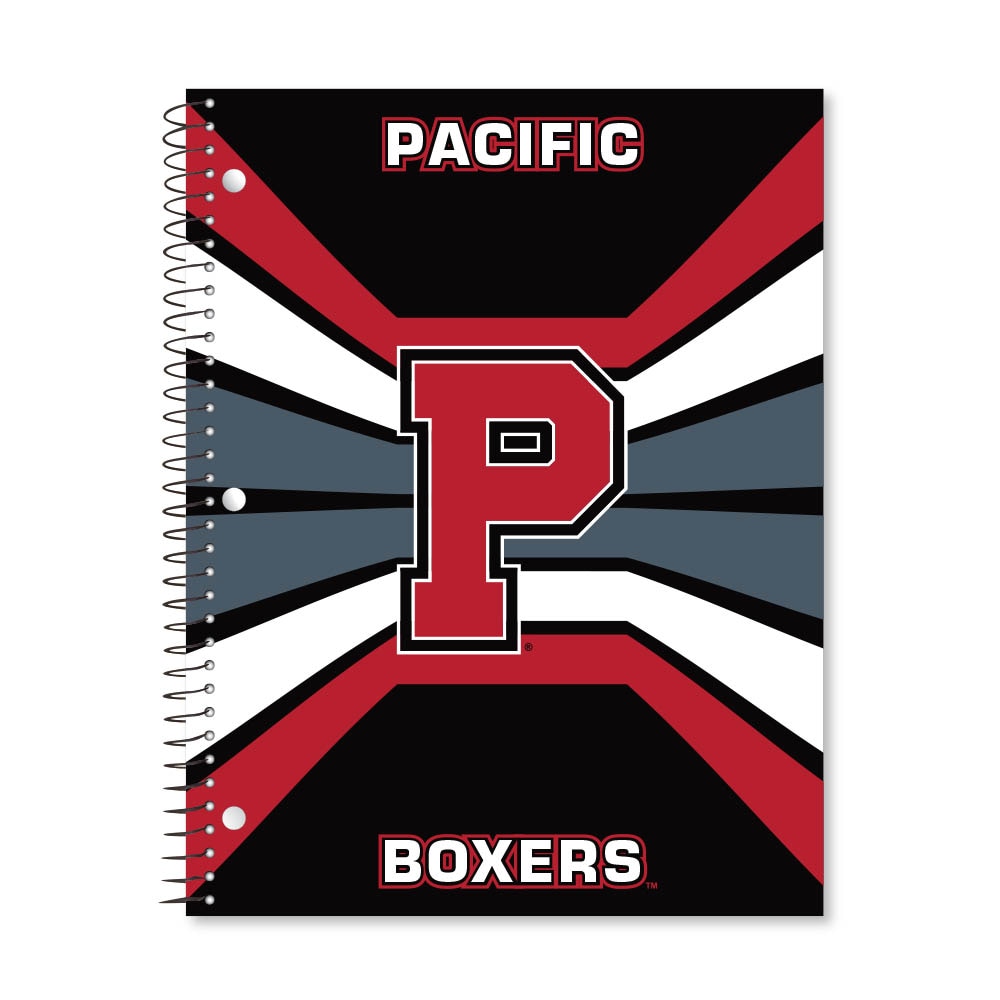 Digi Color Warp 1 Subject 11"x8.5" 70 Count College Ruled Spiral Notebook