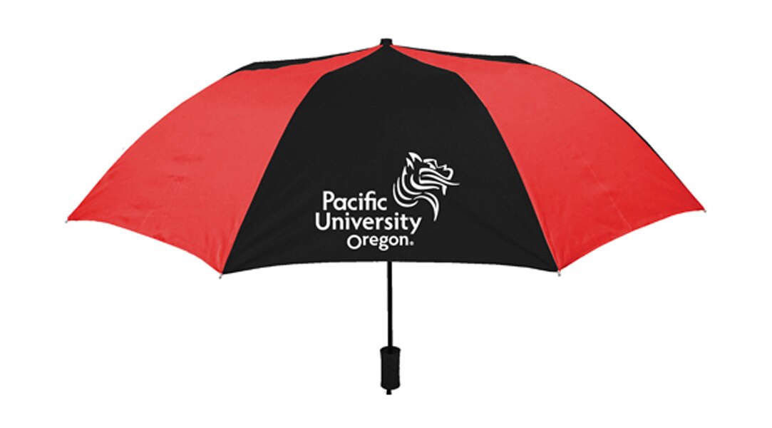 "The Sport" 2-Tone Emblematic Umbrella Automatic Folding 48" Coverage