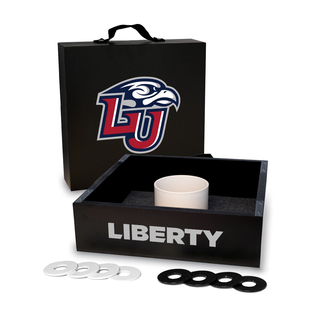 Liberty University Flames Washer Game Set