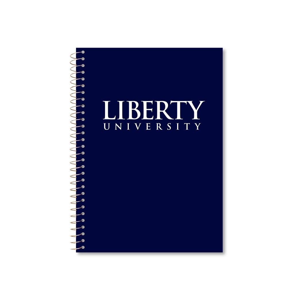 Roaring Premium 3 Subject 9.5 x 6.5 Notebook, College Ruled 20lb Paper, Pressboard Foil Cover