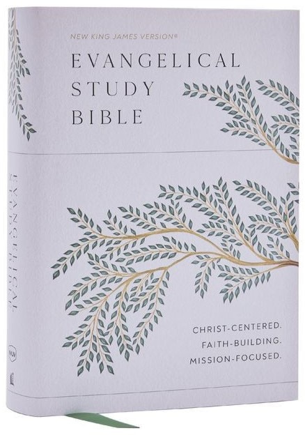 Evangelical Study Bible: Christ-Centered. Faith-Building. Mission-Focused. (Nkjv  Hardcover  Red Letter  Large Comfort Print)