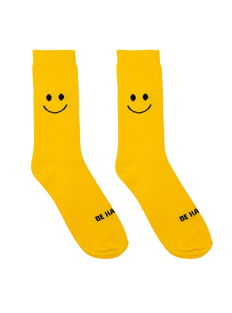 Living Royal Smiley 3D Crew Socks