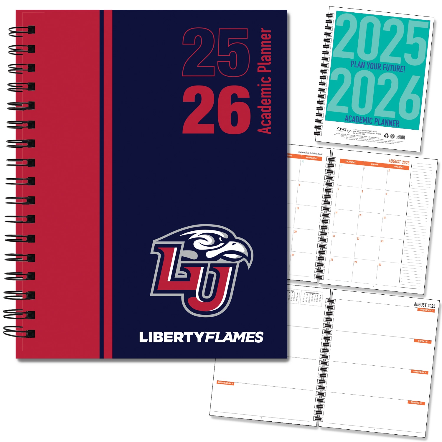 Traditional Primary Mark Hard Cover Imprinted Planner 25-26 AY 7x9