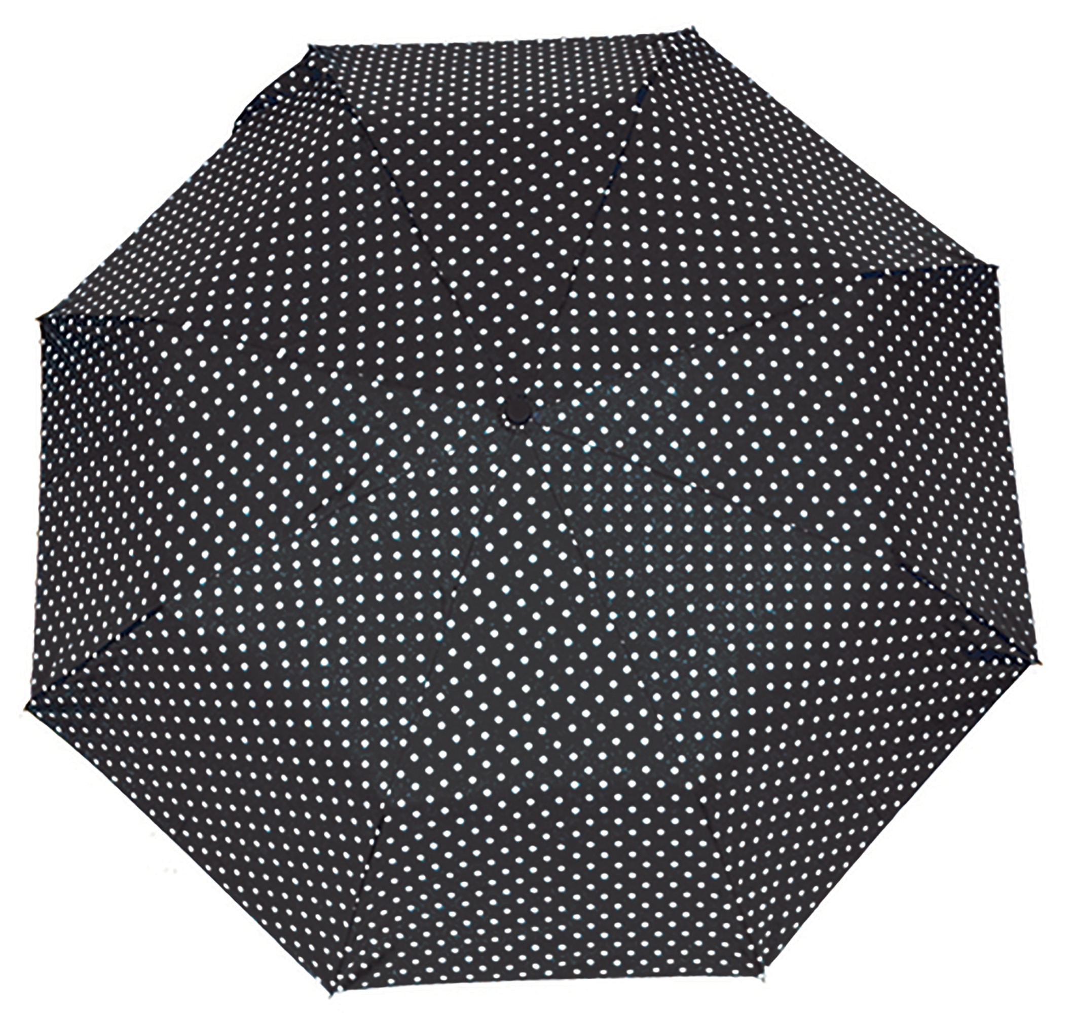 Classic 42 Auto Open Folding Umbrella Polka Dot Print