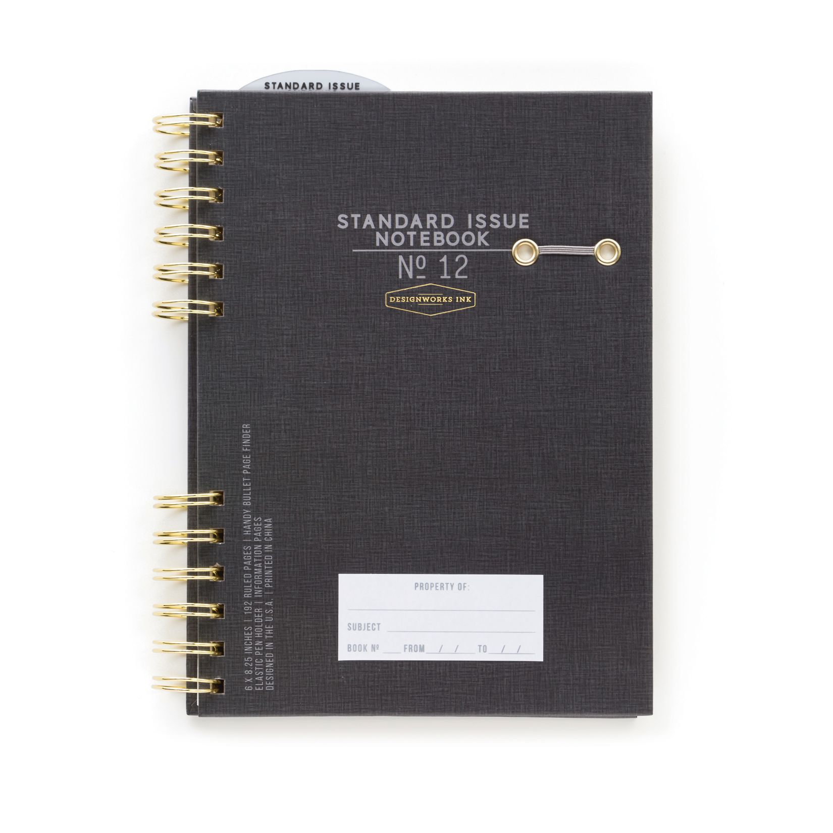 Standard Issue Notebook No.12 - Black