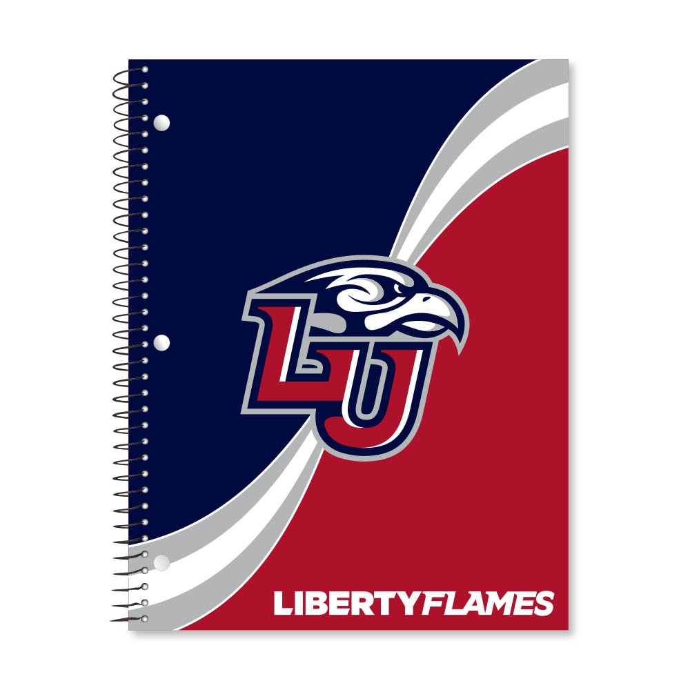 Digi Curve Divide 1 Subject 11"x8.5" 70 Count College Ruled Spiral Notebook