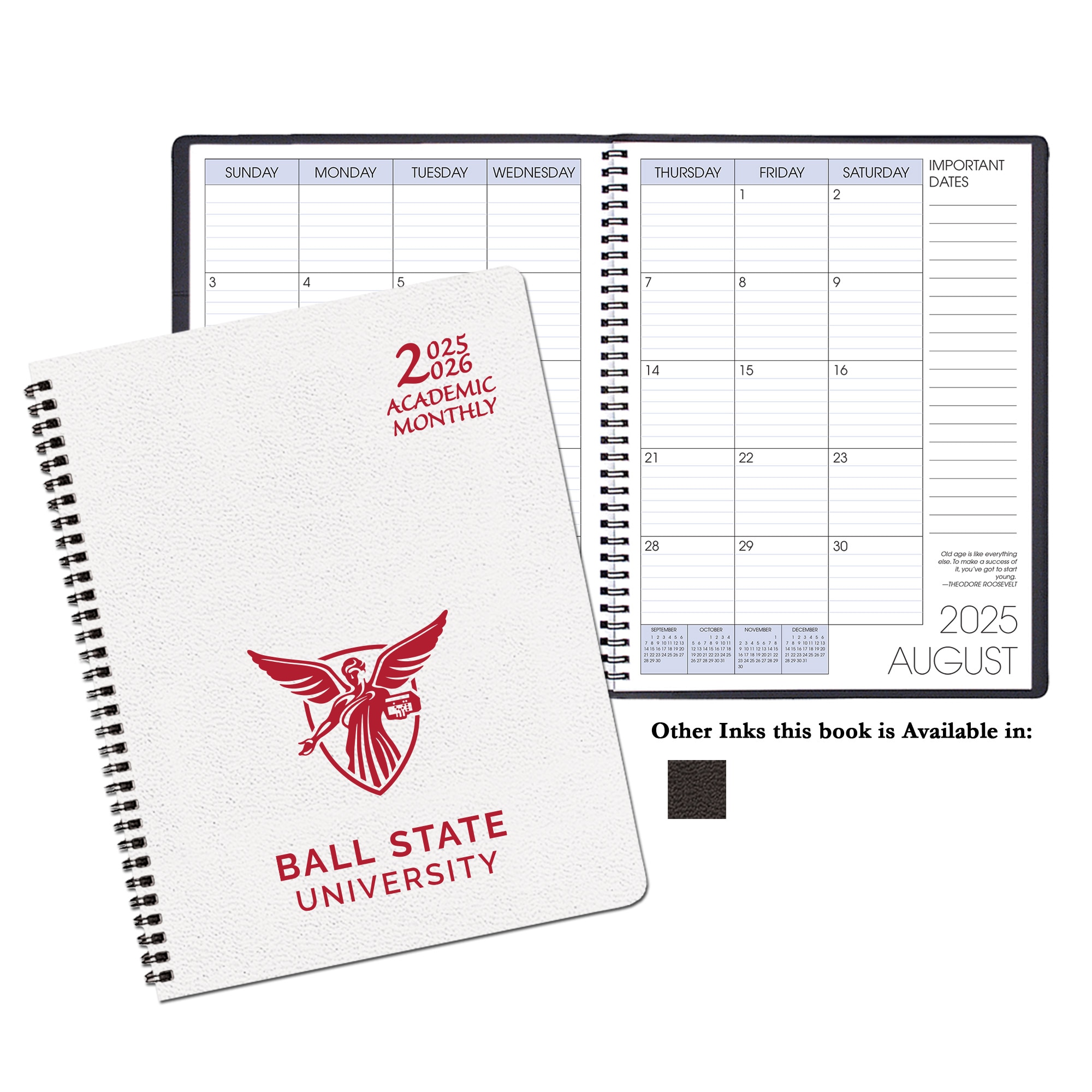 Payne 25-26 Imprinted Academic Monthly Planner 8.5"x11"